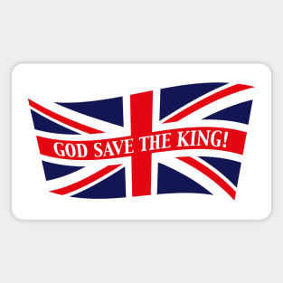 God Save The King! (England / Great Britain / United Kingdom / Wave) Magnet